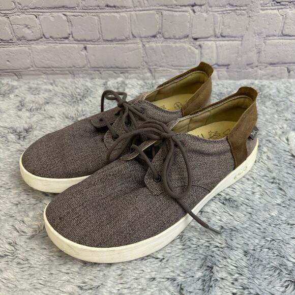 Chaco Davis Brown Tan Lace Up Loafers Men's Size 8.5 Casual Shoes Sneakers - Picture 4 of 9